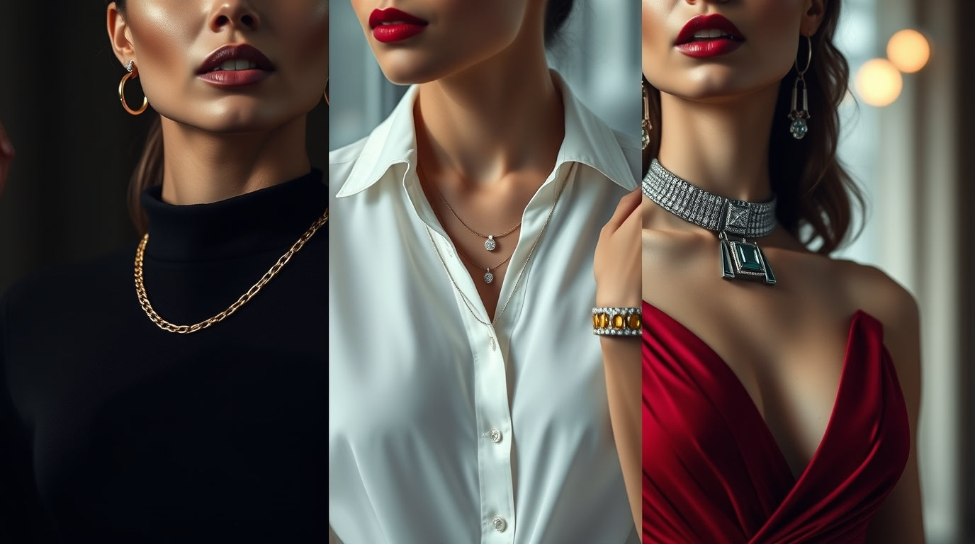 3 different of necklace