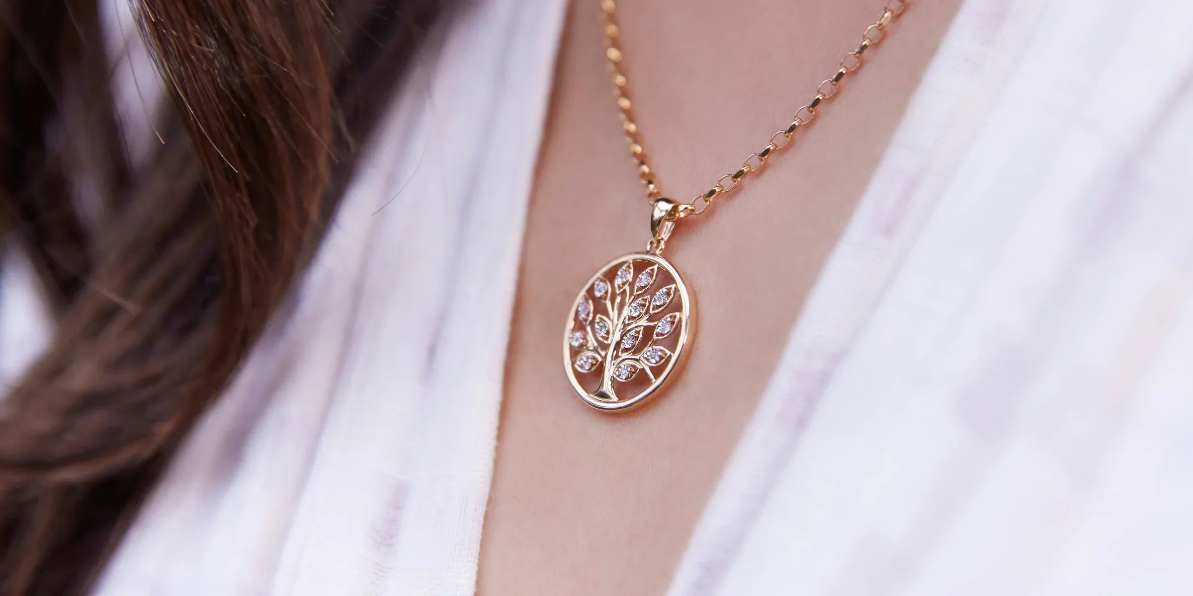woman wearing circle of life