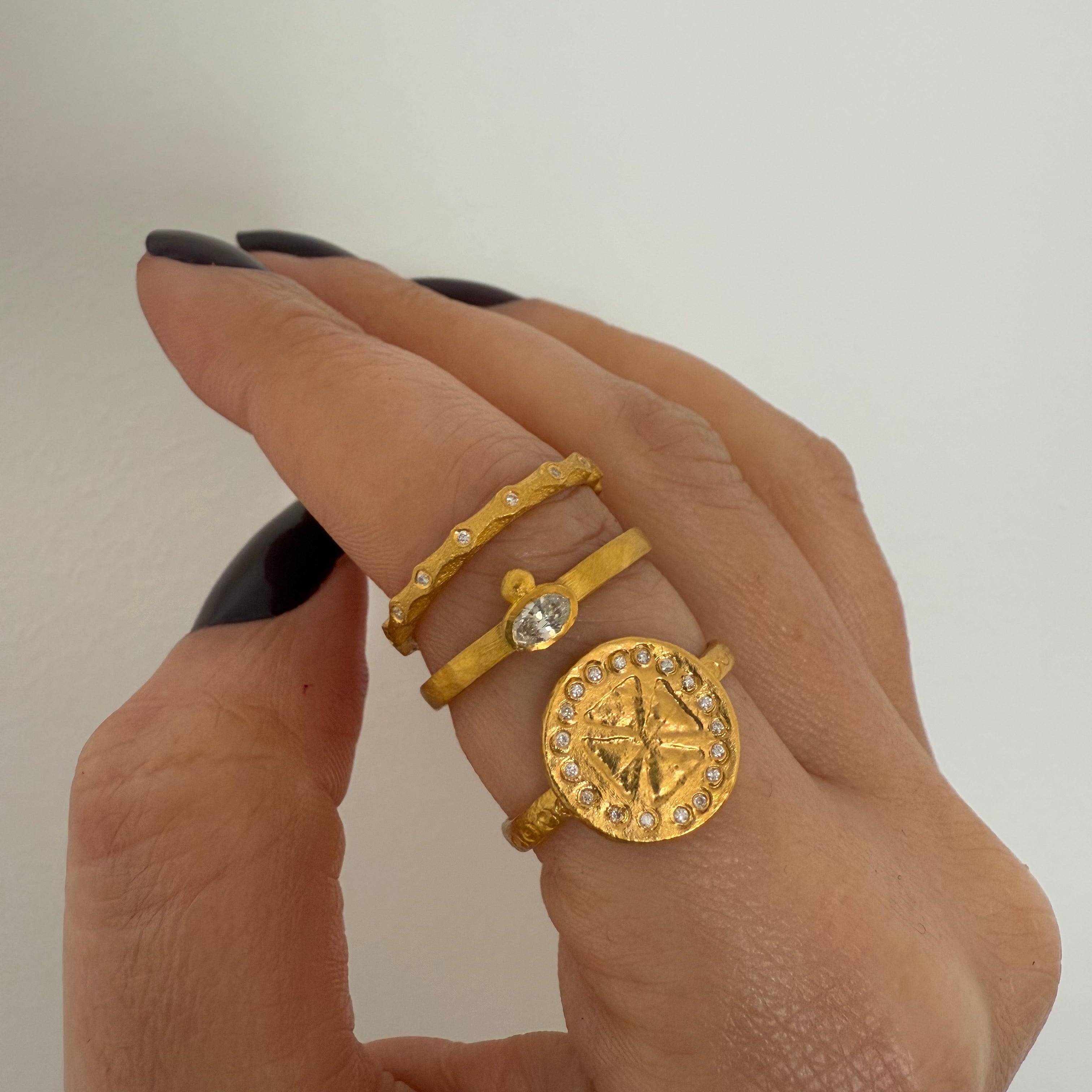 18k handmade yellow gold Bracelets 