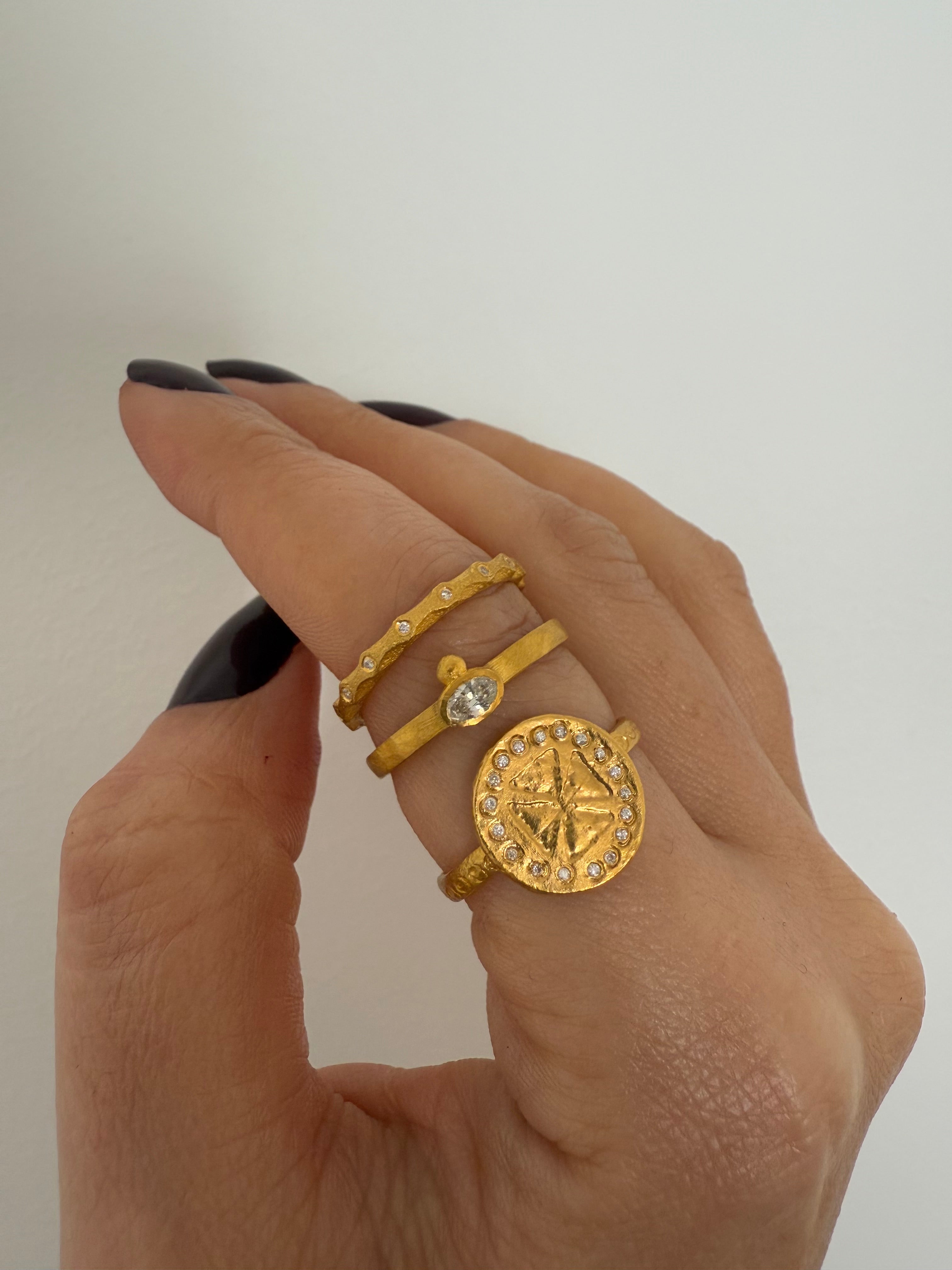 18k handmade yellow gold Bracelets 